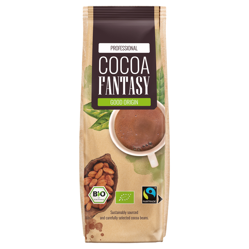 Kakaohaltiges Getränkepulver "Good Origin" 